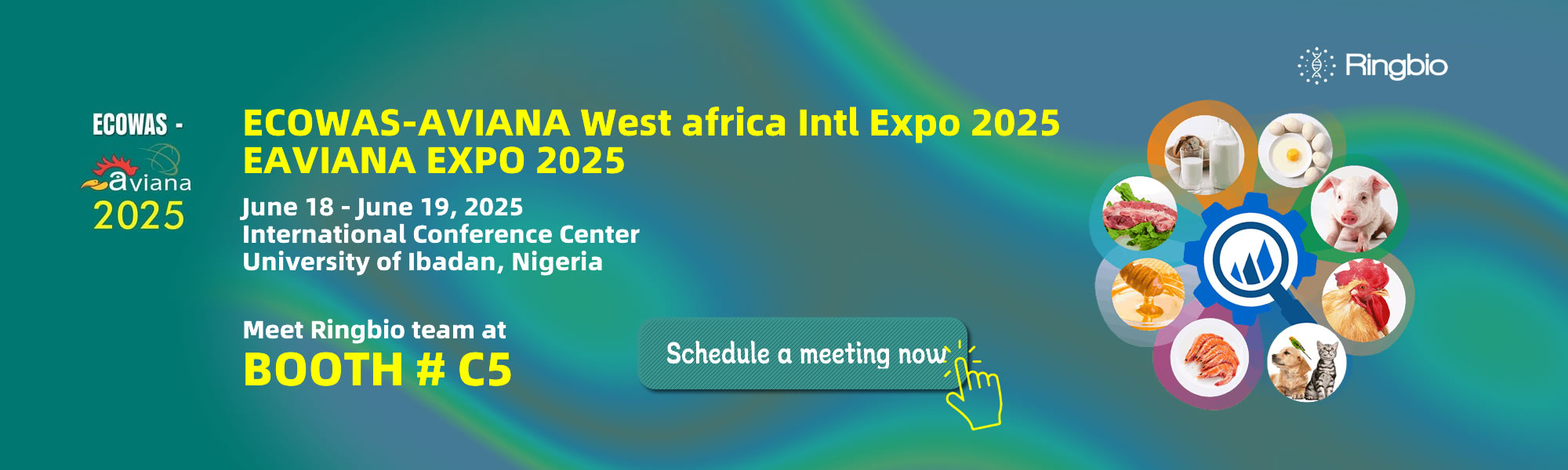 Invitation to ECOWAS AVIANA 2025 - Visit Ringbio at Booth C5